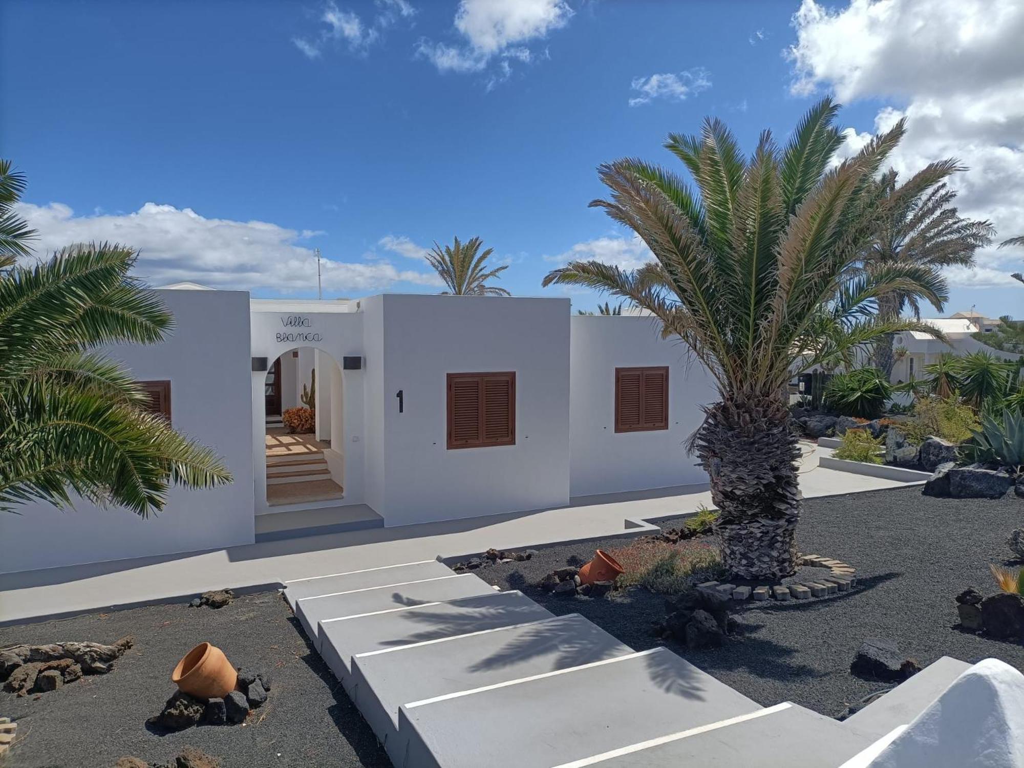 Villa Blanca Nudist Place Charco del Palo Exteriér fotografie