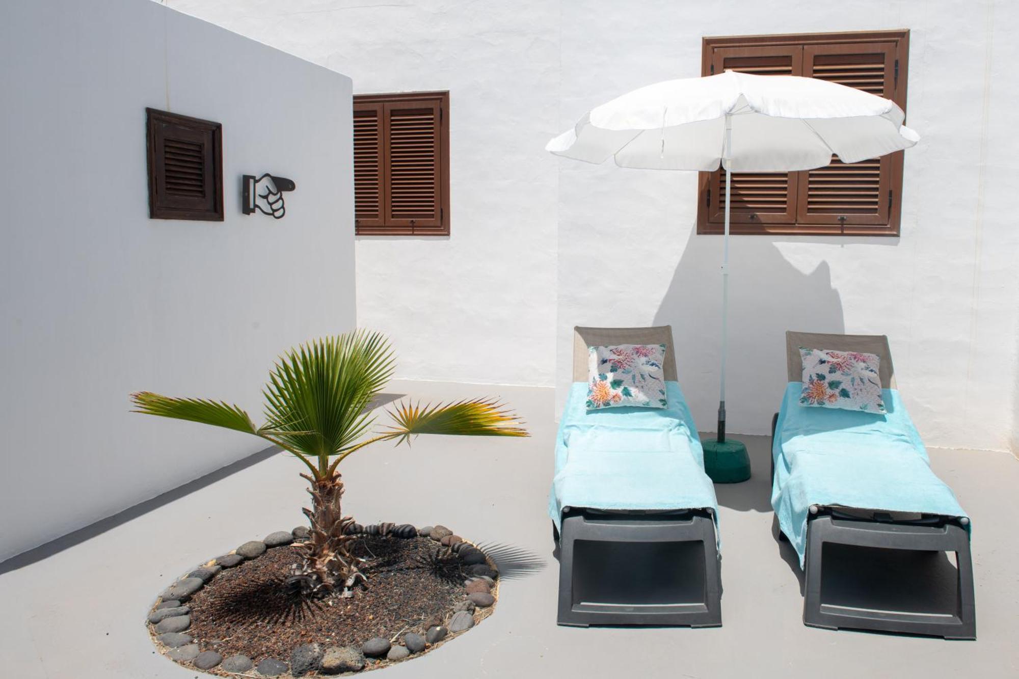 Villa Blanca Nudist Place Charco del Palo Exteriér fotografie